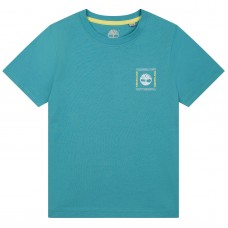 Timberland Boys Short Sleeve T-Shirt - Teal